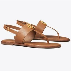 Tory Burch Benton 2 Slingback Thong Sandals Size 6.5